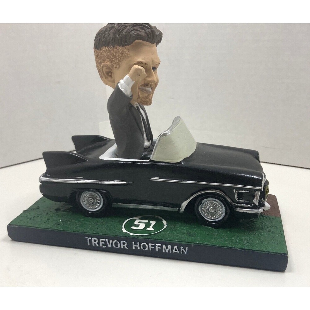 Trevor Hoffman #51 Retirement  Bobblehead San Diego Padres Victory Arms In‎ Car - Picture 6 of 10